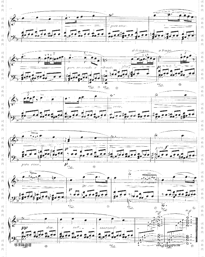 F大调夜曲作品15号-NocturneOp.15No.1-肖邦