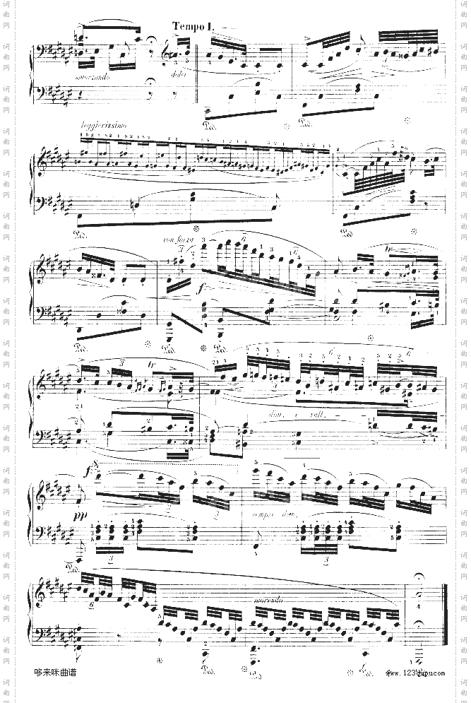 升F大调夜曲作品15号-NocturneOp.15No.3-肖邦