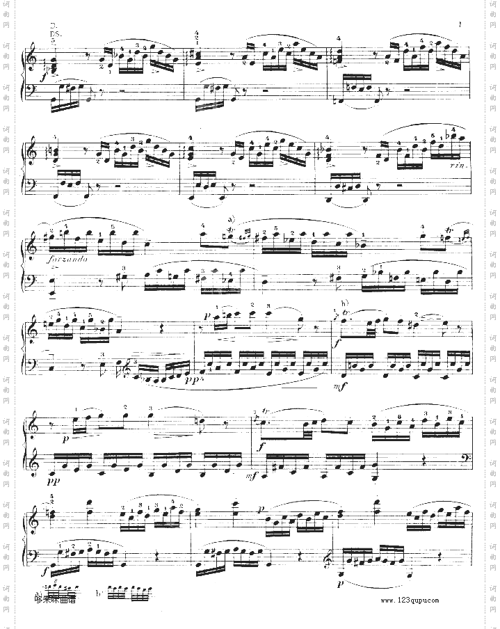 C大调钢琴奏鸣曲K279-莫扎特