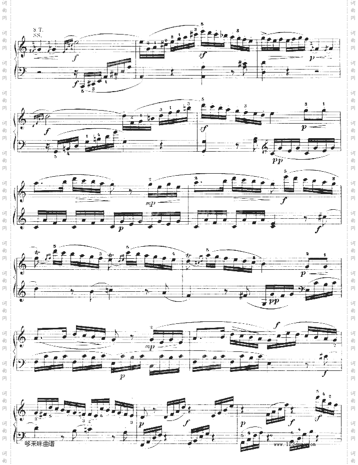 C大调钢琴奏鸣曲K279-莫扎特