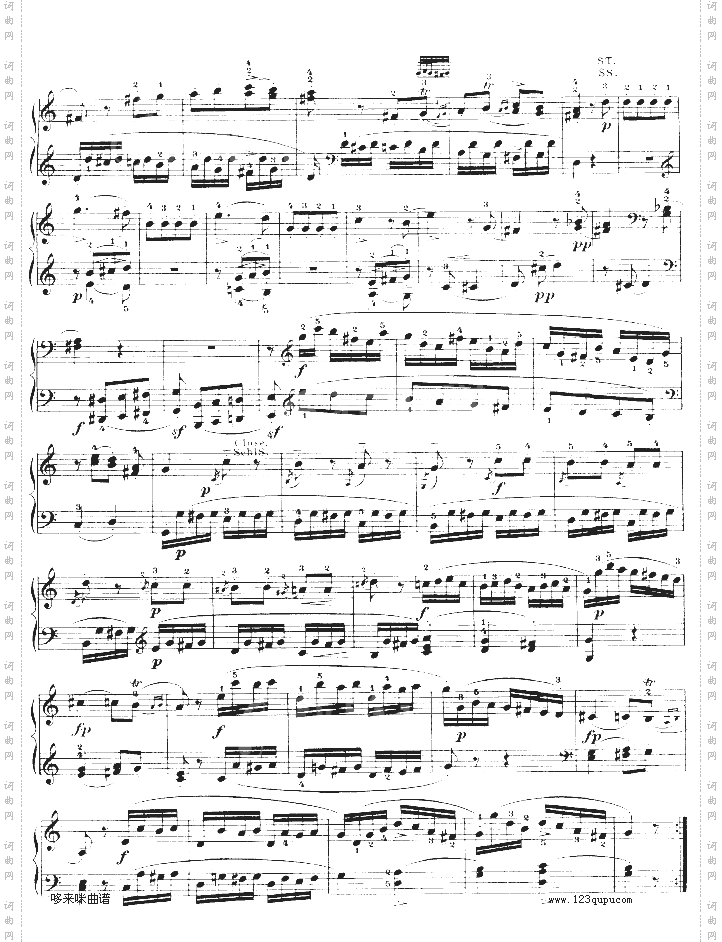 C大调钢琴奏鸣曲K279-莫扎特