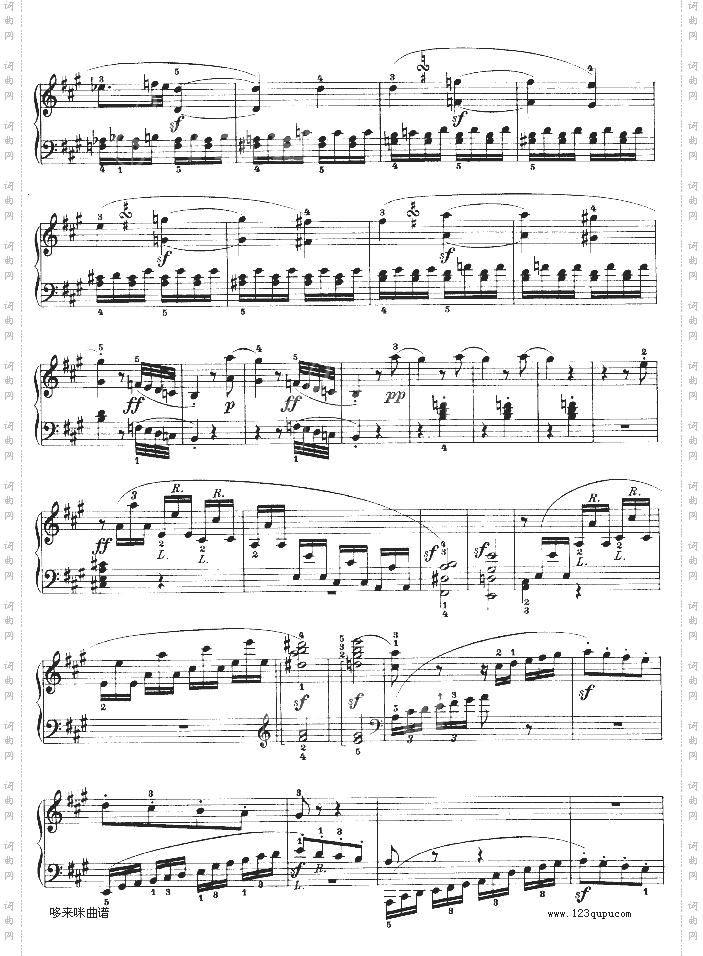 A大调第二钢琴奏鸣曲-贝多芬