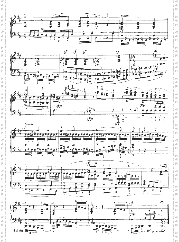 A大调第二钢琴奏鸣曲-贝多芬