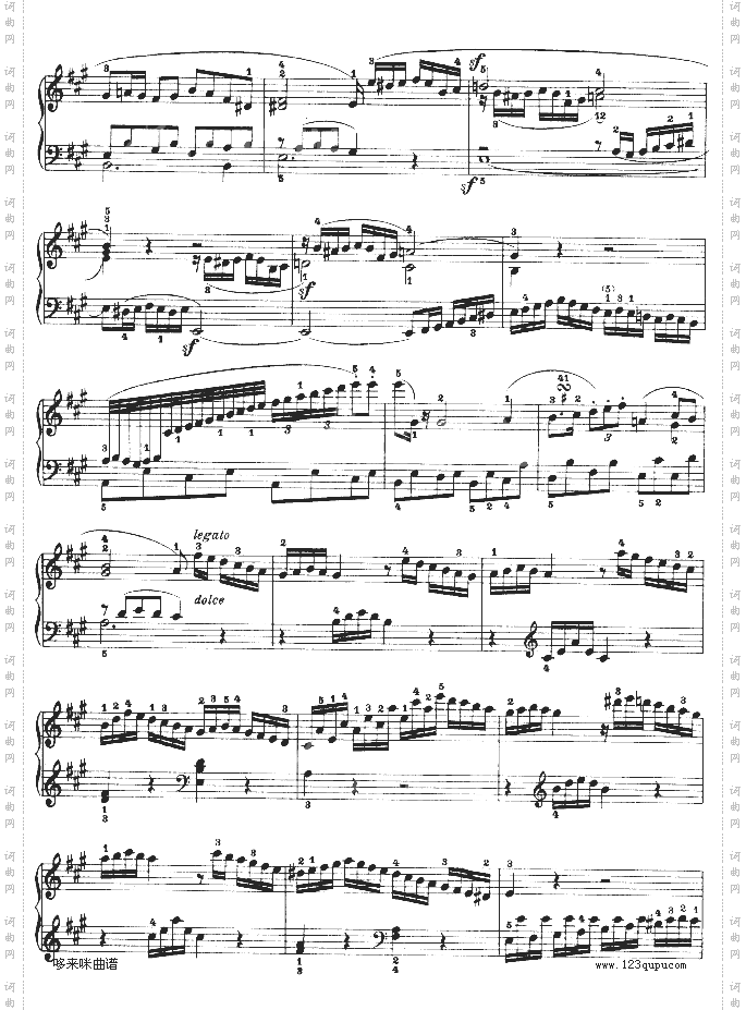 A大调第二钢琴奏鸣曲-贝多芬