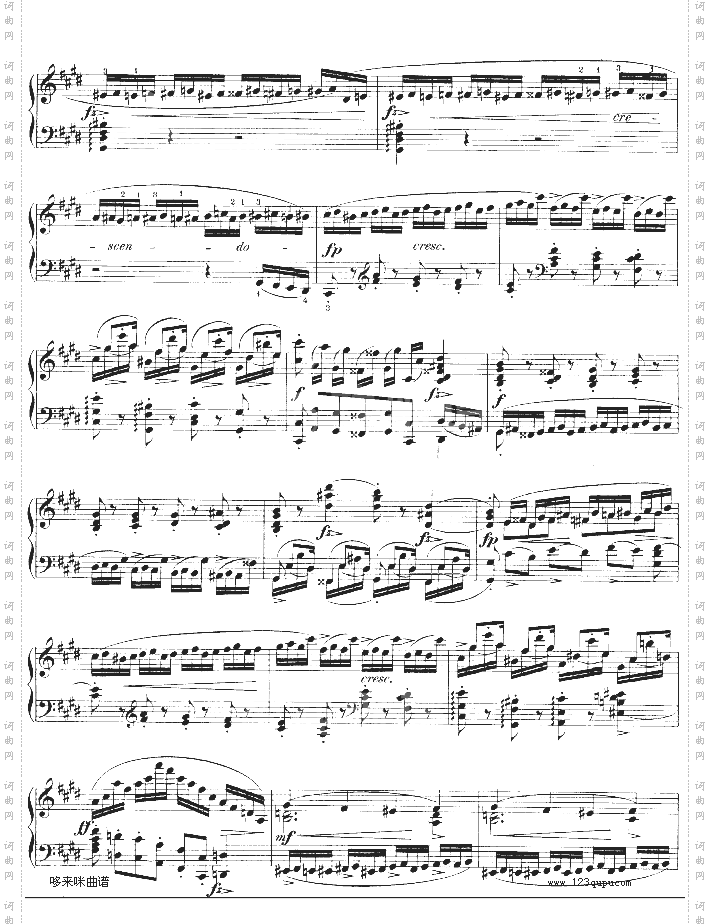 练习曲OP.10-No4-肖邦