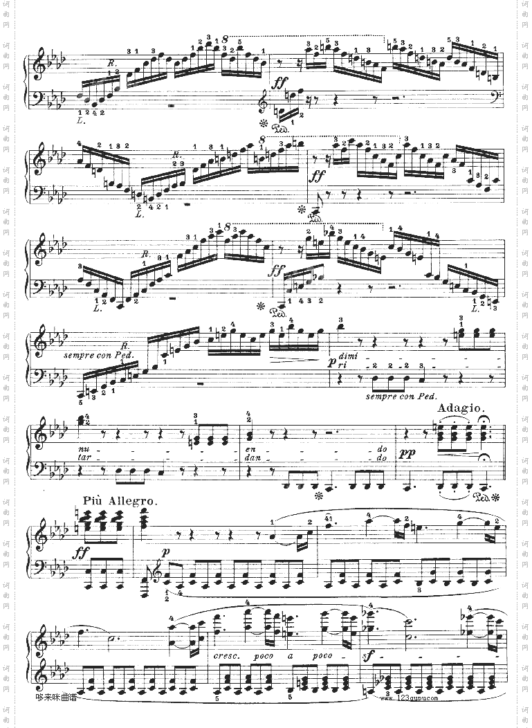 热情奏鸣曲-作品57号第二十三钢琴奏鸣曲-贝多芬
