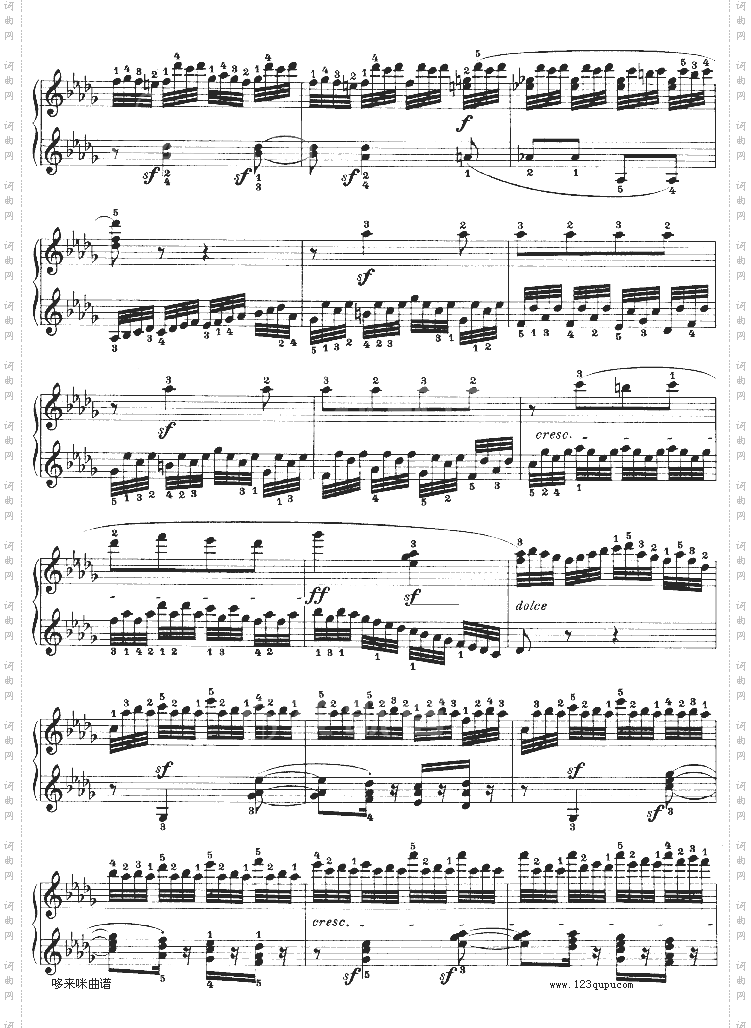 热情奏鸣曲-作品57号第二十三钢琴奏鸣曲-贝多芬