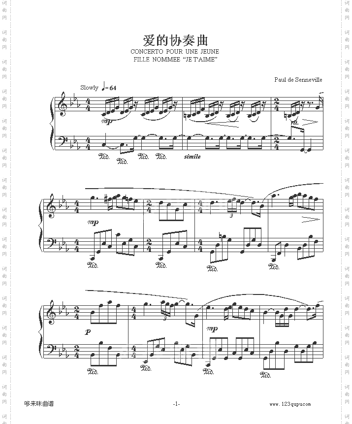 爱的协奏曲-克莱德曼