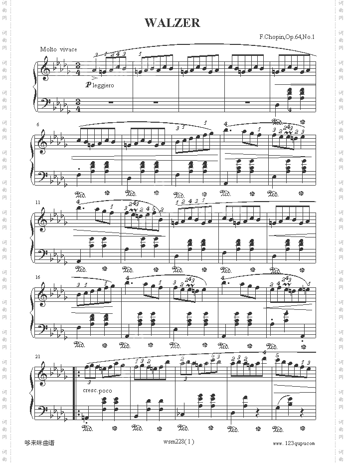 小犬圆舞曲-肖邦