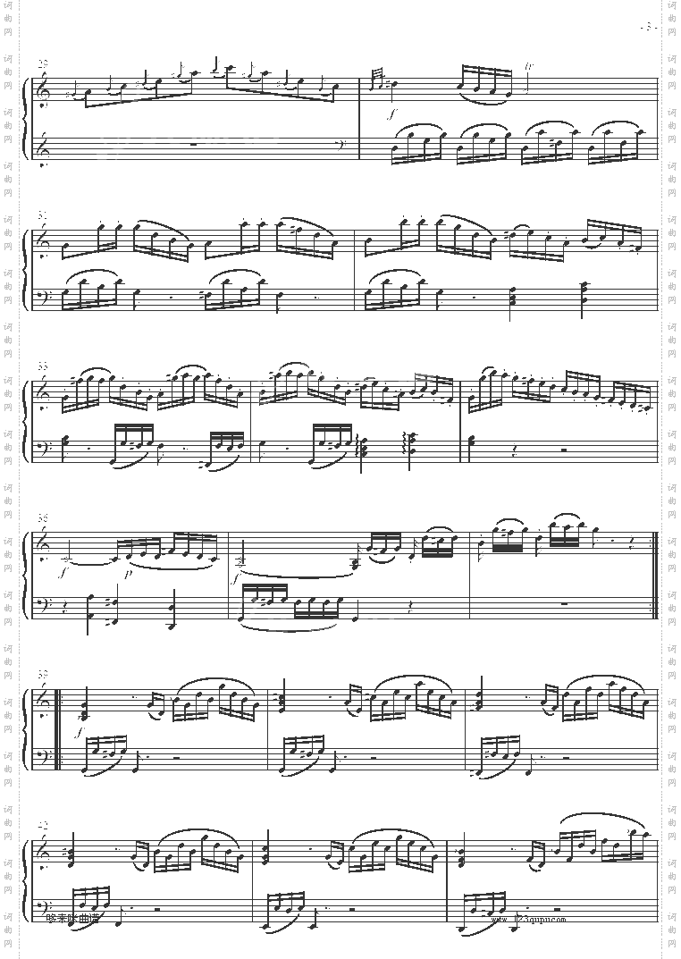 奏鸣曲SonatasK279Mvt.1-莫扎特