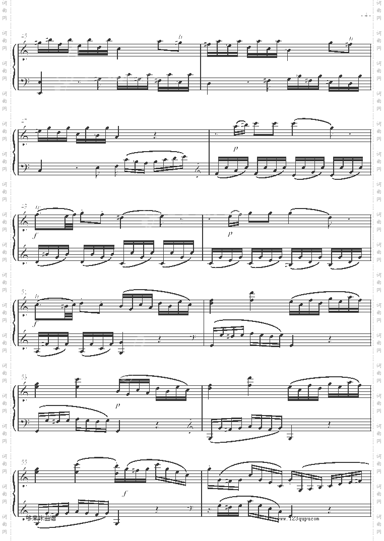 奏鸣曲SonatasK279Mvt.1-莫扎特