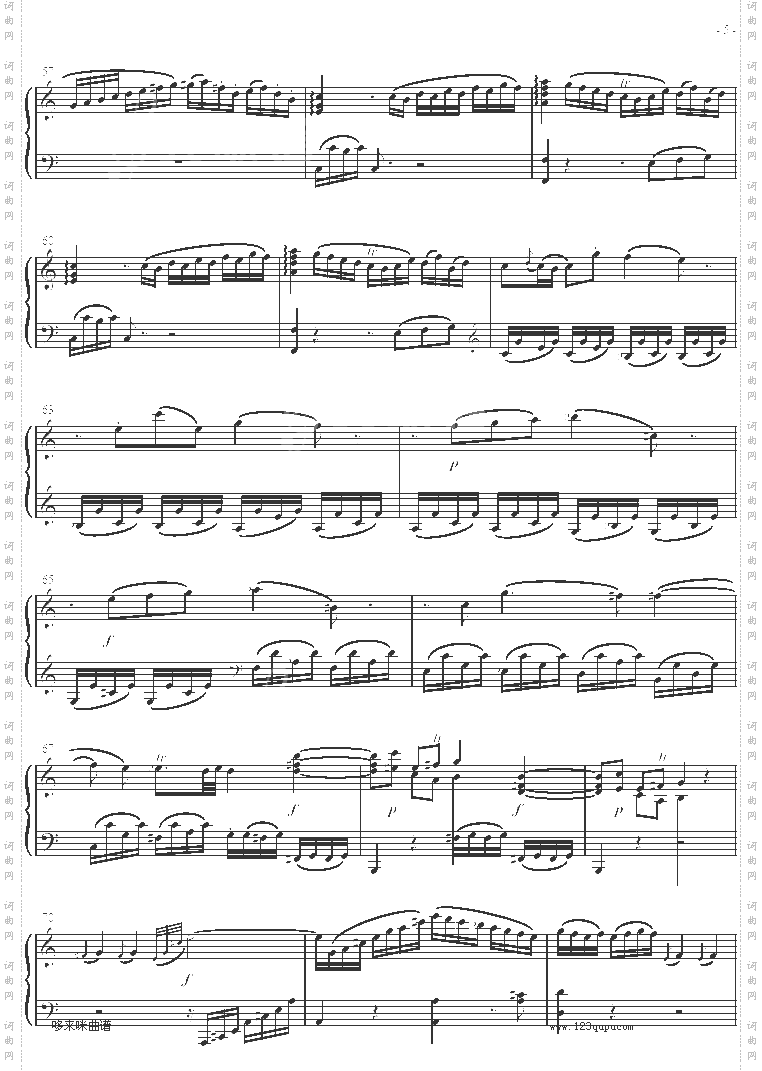 奏鸣曲SonatasK279Mvt.1-莫扎特