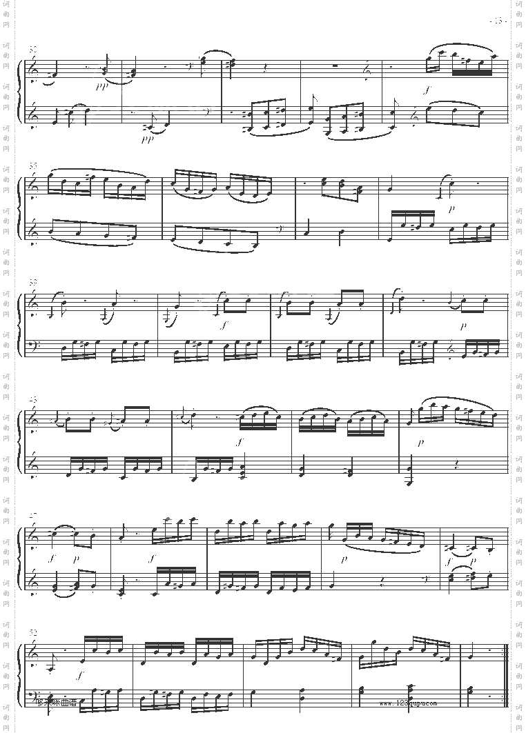 奏鸣曲SonatasK279Mvt.3-莫扎特