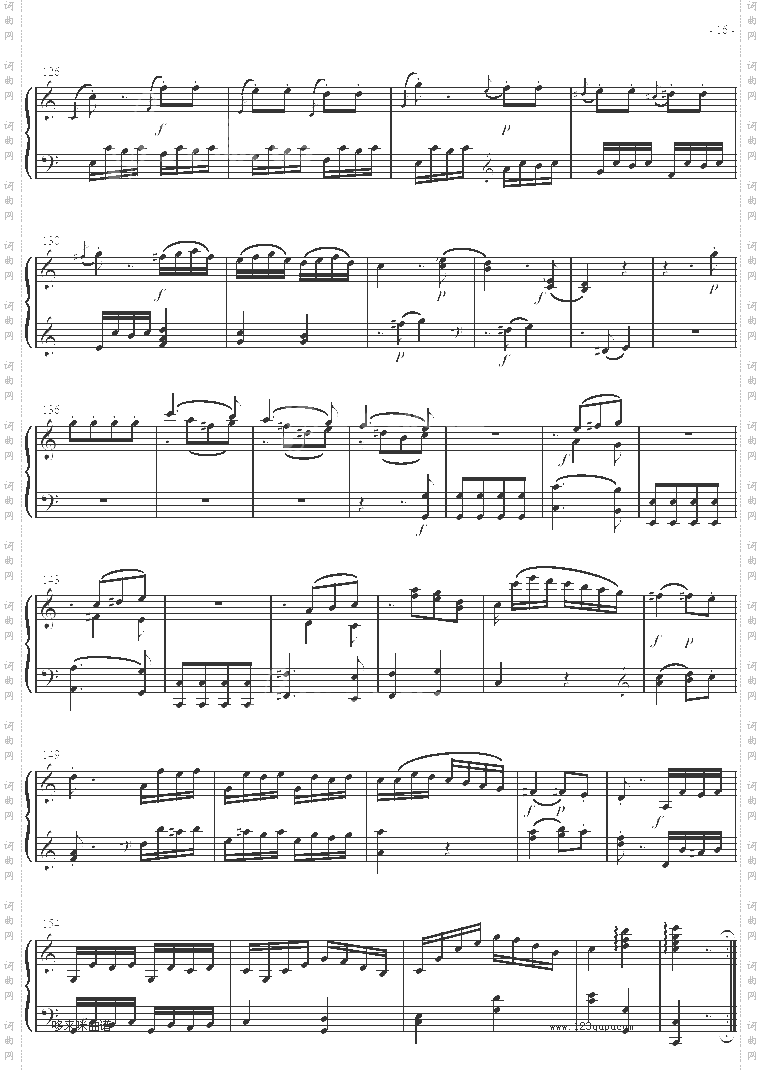 奏鸣曲SonatasK279Mvt.3-莫扎特