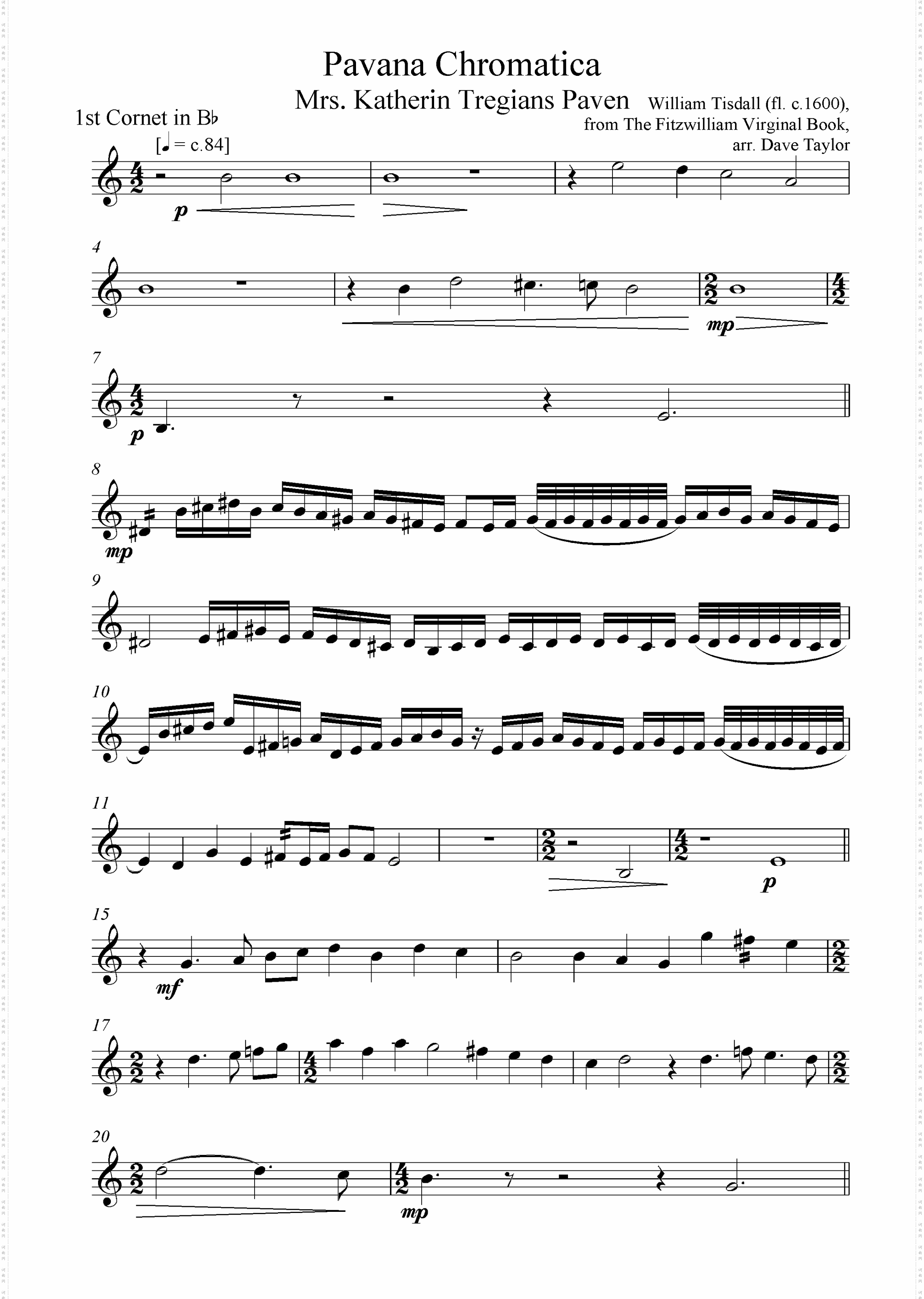 1st Cornet in Bb