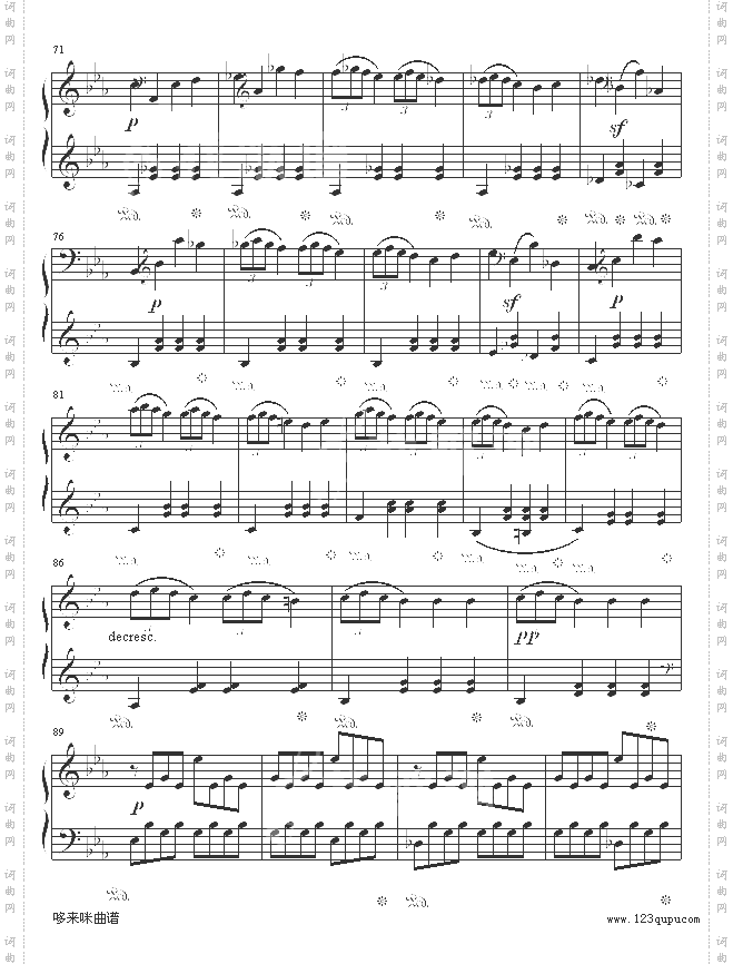 悲怆奏鸣曲第一乐章-贝多芬