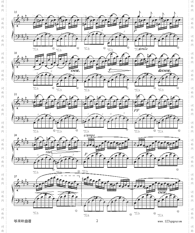 幻想即兴曲-滴漏打谱-肖邦