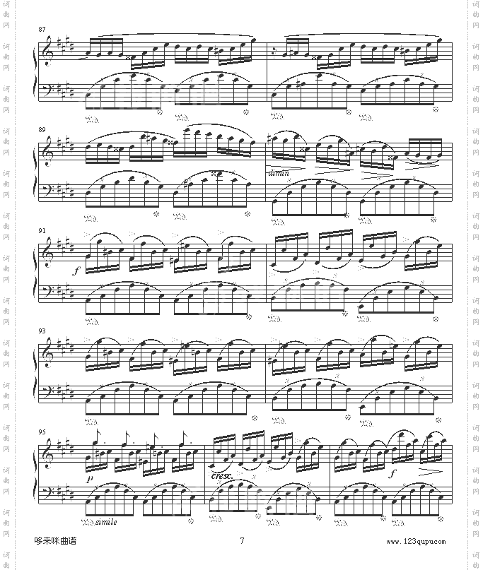 幻想即兴曲-滴漏打谱-肖邦