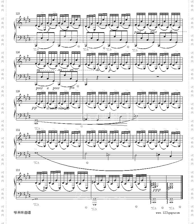 幻想即兴曲-滴漏打谱-肖邦