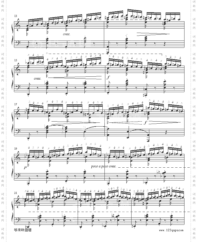 练习曲OP10No2-肖邦