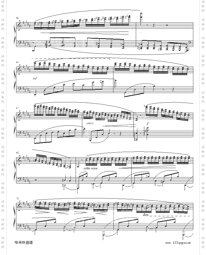 练习曲OP25No6-肖邦