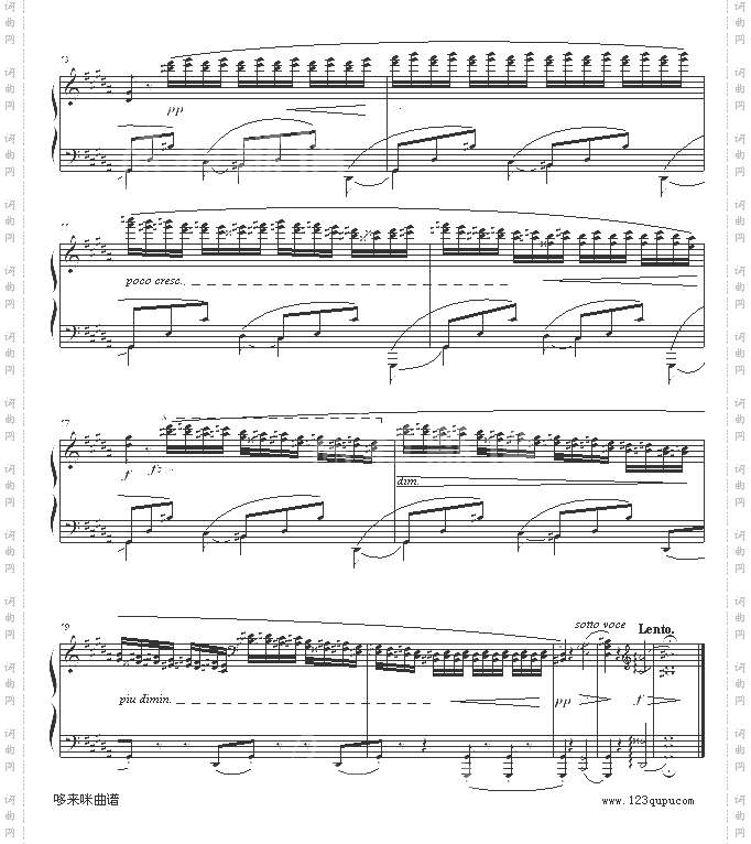 练习曲OP25No6-肖邦