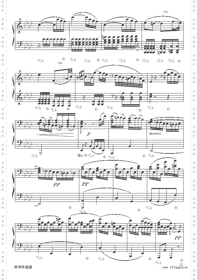 悲怆奏鸣曲第二乐章-贝多芬