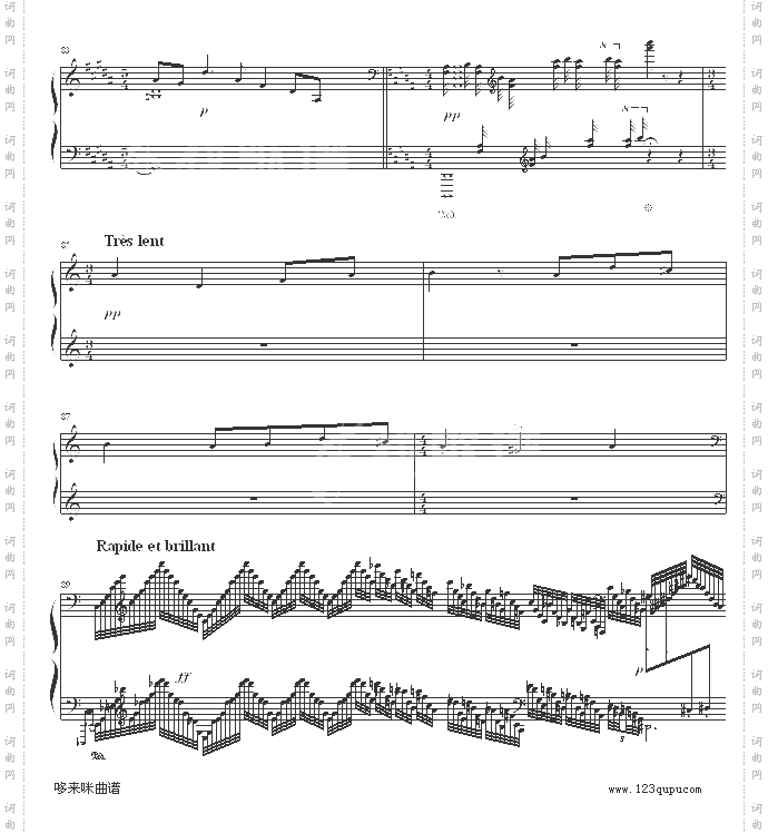 水妖GasparddelaNuit-1.Ondine.Lent-拉威尔-Ravel