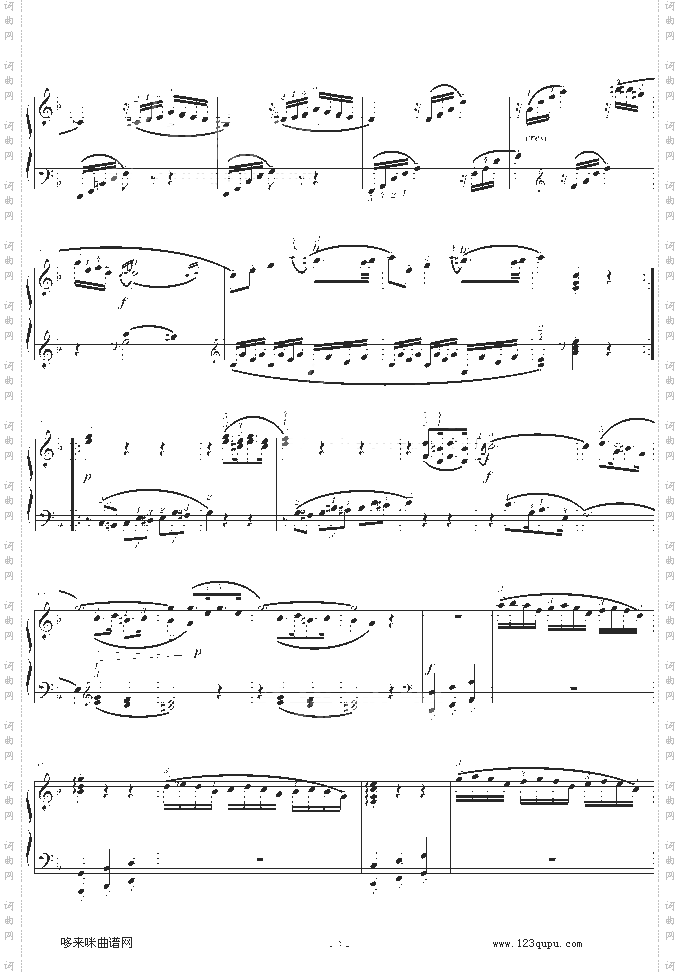 F大调钢琴奏鸣曲第一乐章-莫扎特