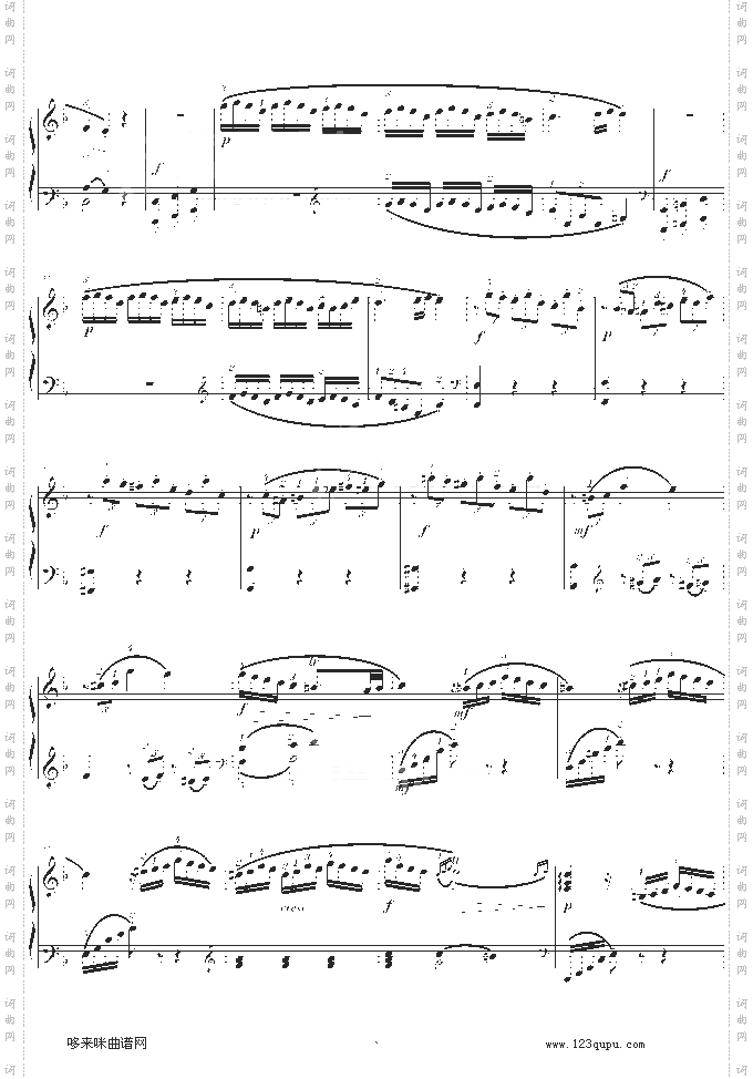 莫扎特F大调钢琴奏鸣曲K280-莫扎特