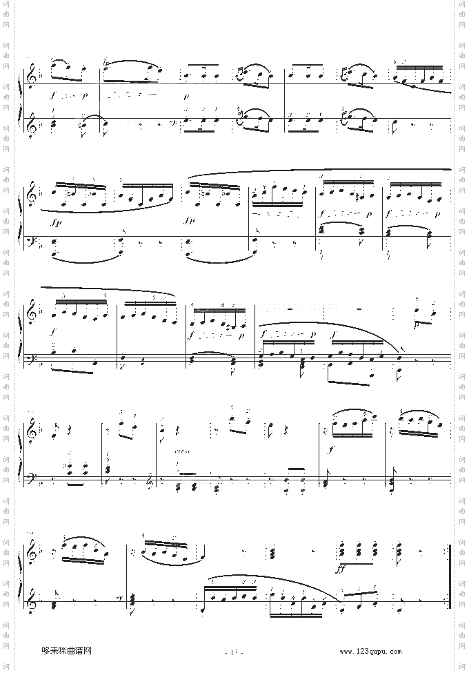 莫扎特F大调钢琴奏鸣曲K280-莫扎特