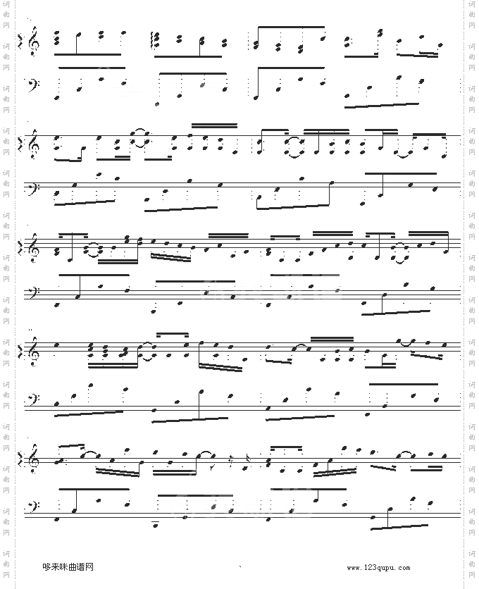 卡农-简单和弦版-帕赫贝尔-Pachelbel