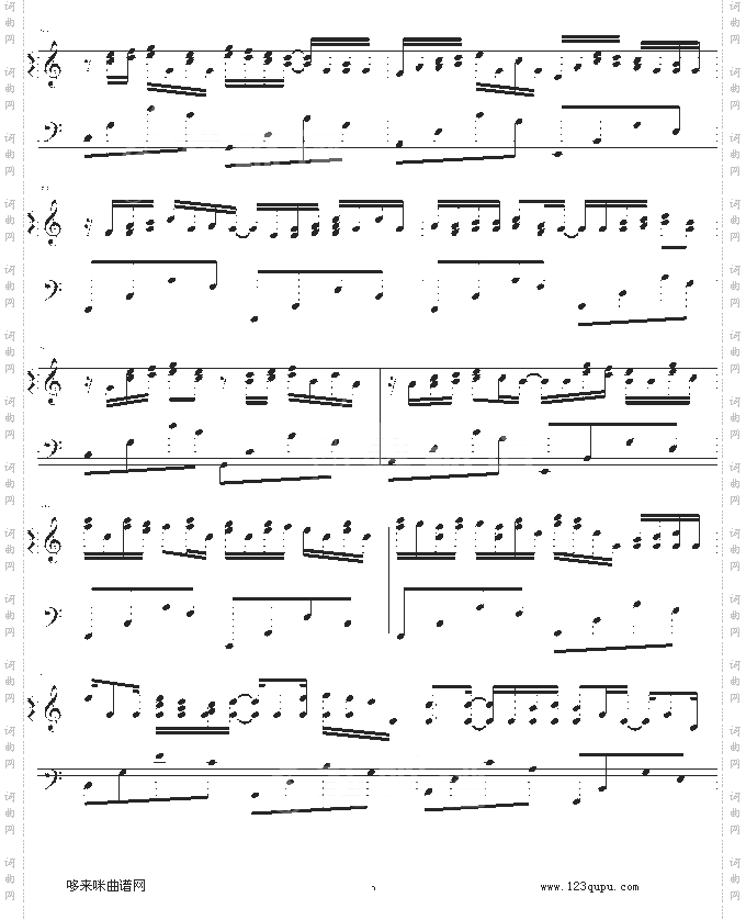 卡农-简单和弦版-帕赫贝尔-Pachelbel