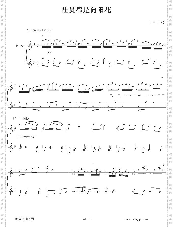 社员都是向阳花-李云迪