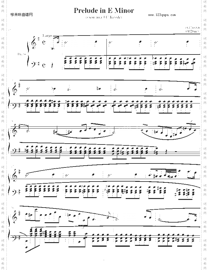 E小调前奏曲-肖邦
