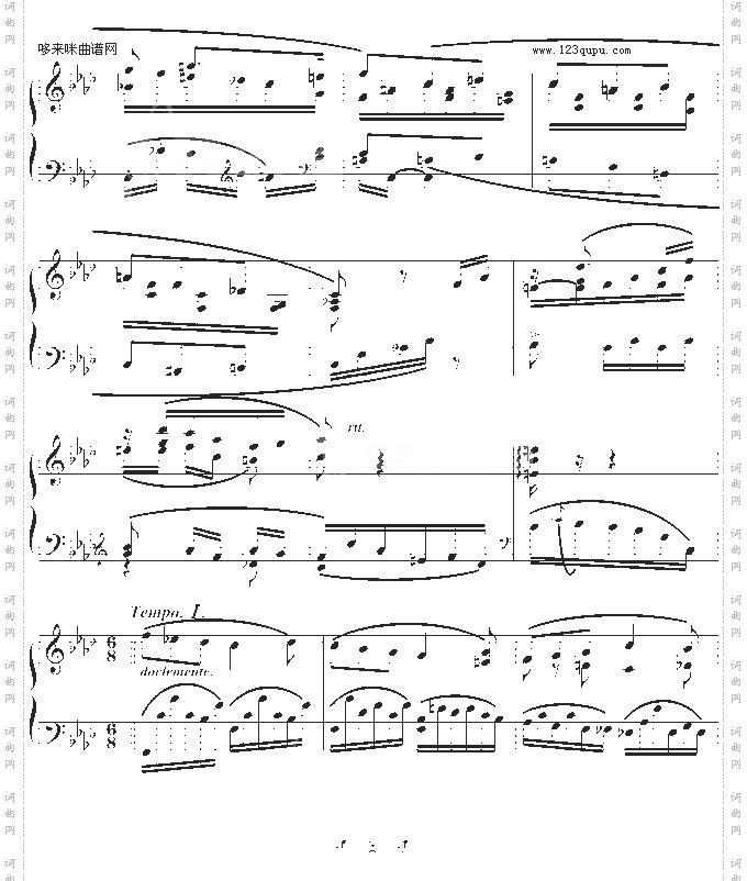 夜曲-法雅钢琴小品-法雅