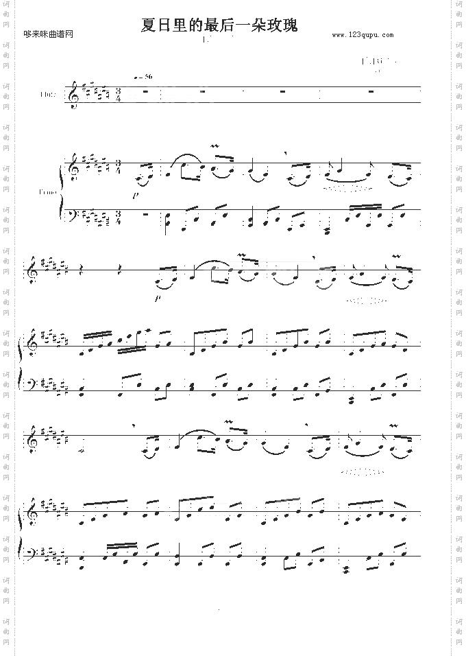 夏日里的最后一朵玫瑰-G.库莫