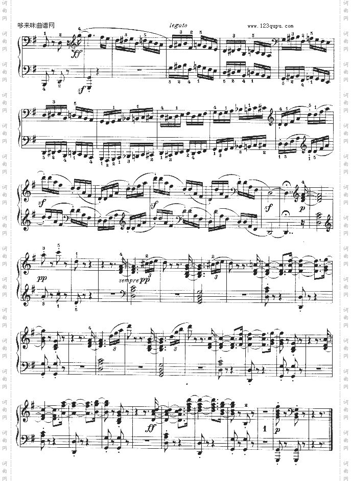 第十六钢琴奏鸣曲-Op.31No.1-贝多芬