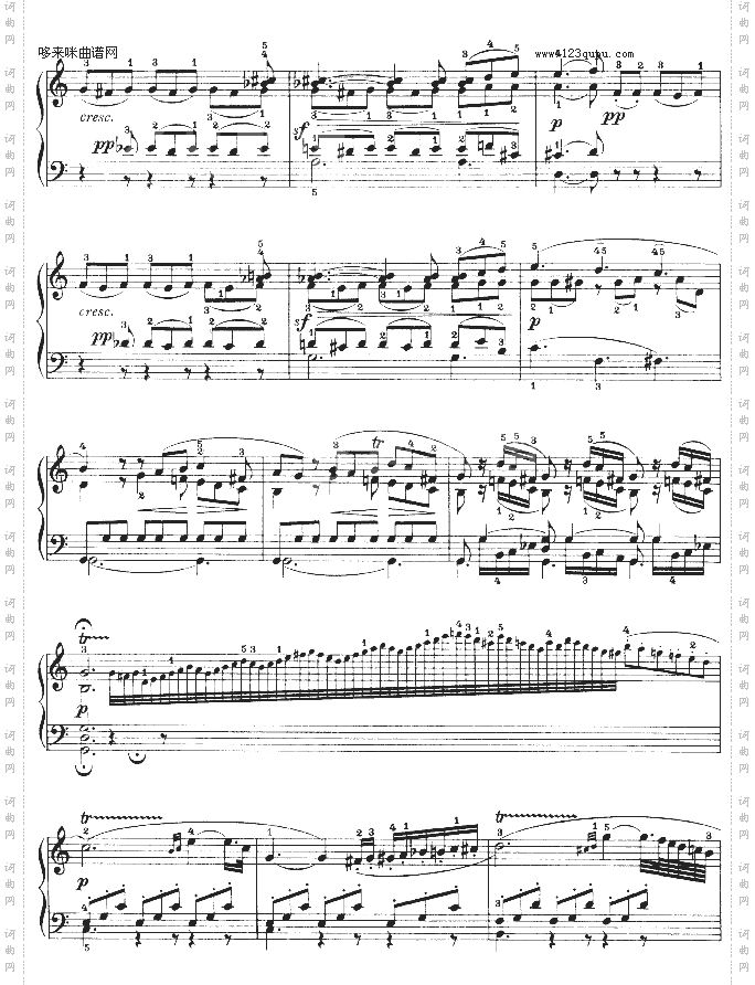 第十六钢琴奏鸣曲-Op.31No.1-贝多芬