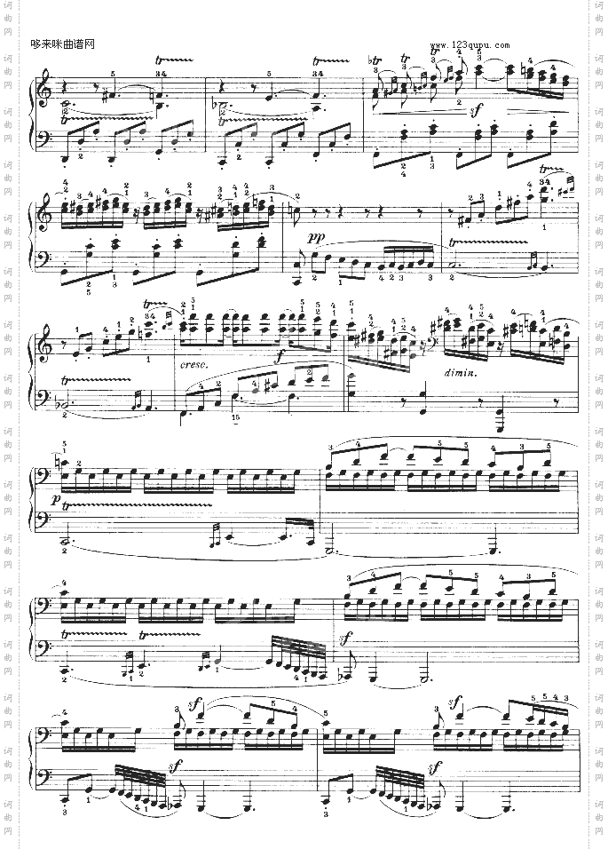 第十六钢琴奏鸣曲-Op.31No.1-贝多芬