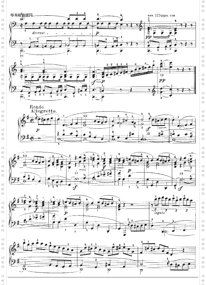 第十六钢琴奏鸣曲-Op.31No.1-贝多芬