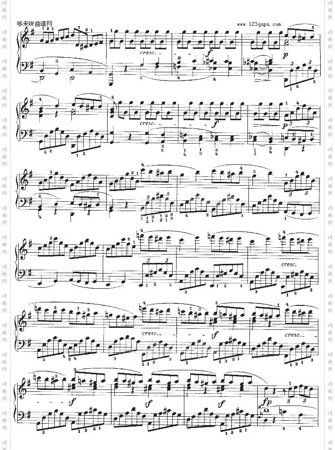 第十六钢琴奏鸣曲-Op.31No.1-贝多芬