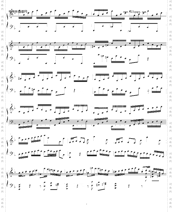 巴赫第一键盘钢琴乐协奏曲第一乐章-巴赫