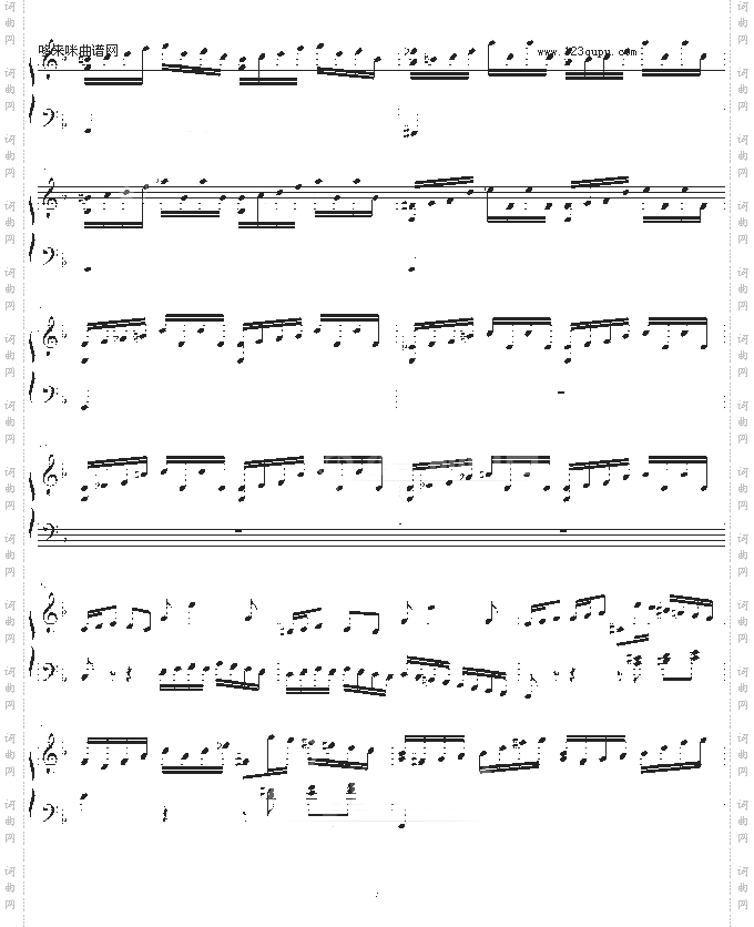 巴赫第一键盘钢琴乐协奏曲第一乐章-巴赫