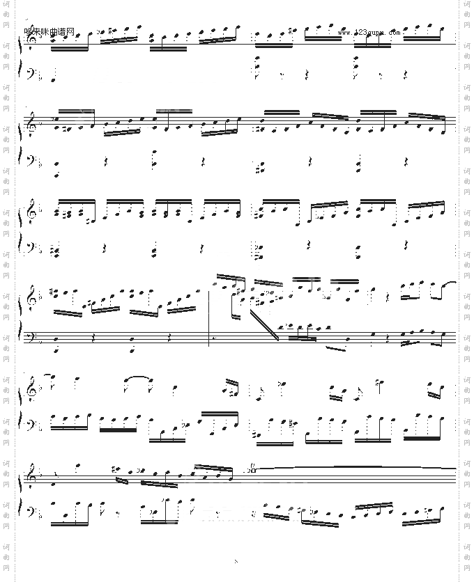 巴赫第一键盘钢琴乐协奏曲第一乐章-巴赫