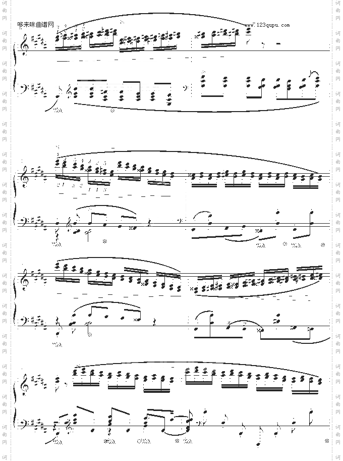 肖邦三度练习曲op.25no.6-肖邦