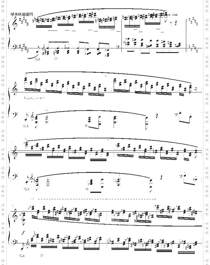 肖邦三度练习曲op.25no.6-肖邦