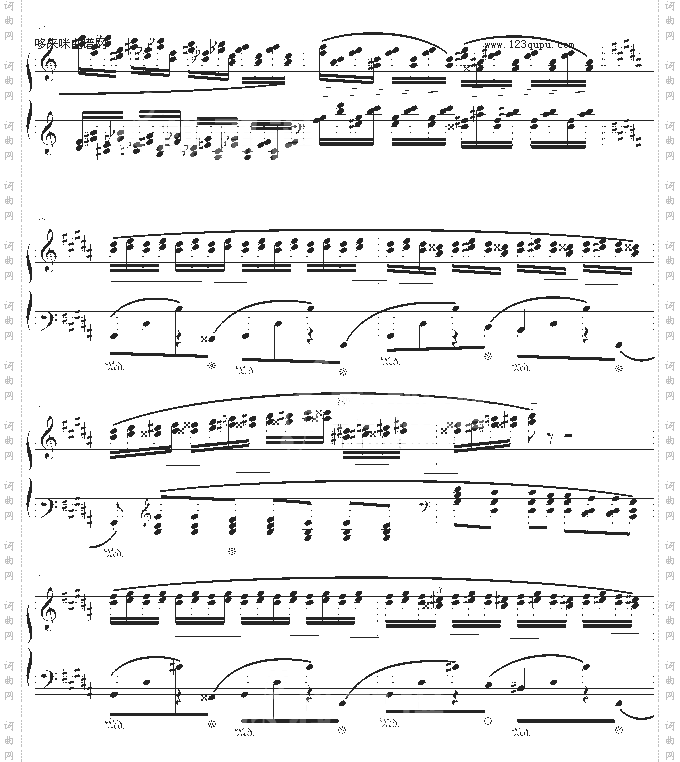 肖邦三度练习曲op.25no.6-肖邦