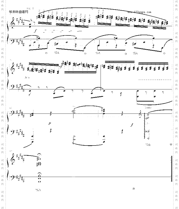 肖邦三度练习曲op.25no.6-肖邦