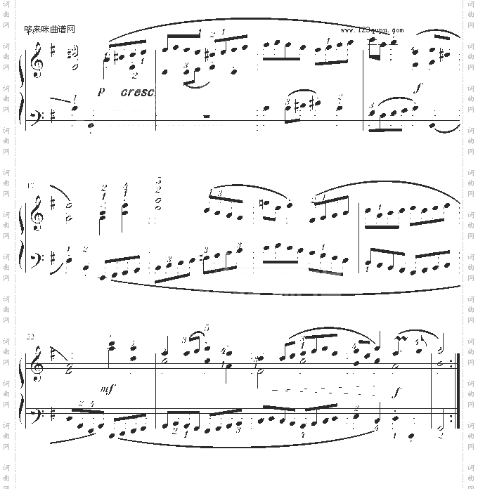 巴赫初步IINo.23Gavotte-巴赫